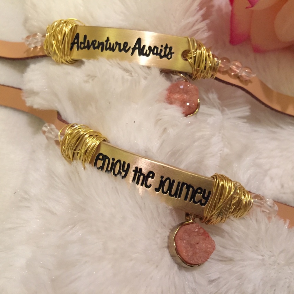 Mommy and Me leather wrap bracelets